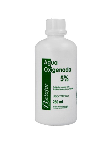 Betafar Agua Oxigenada 5% 250ml Betafar Agua Oxigenada 5% 250ml