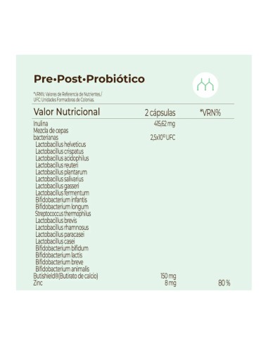 Kobho Pre-Post Probiótico 60 cápsulas