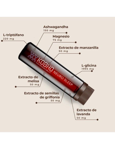 Kobho Neuro Sleep 28 viales + 28 cápsulas