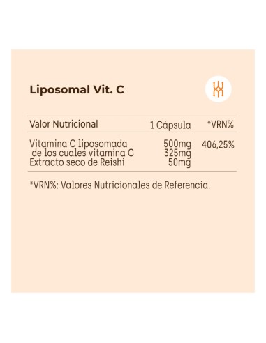 Kobho Vitamina C + Reishi 60 cápsulas Kobho Vitamina C + Reishi 60 cápsulas