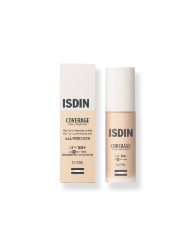 Isdin Coverage SPF50+ 1.0 Pearl 30g Isdin Coverage SPF50+ 1.0 Pearl 30g