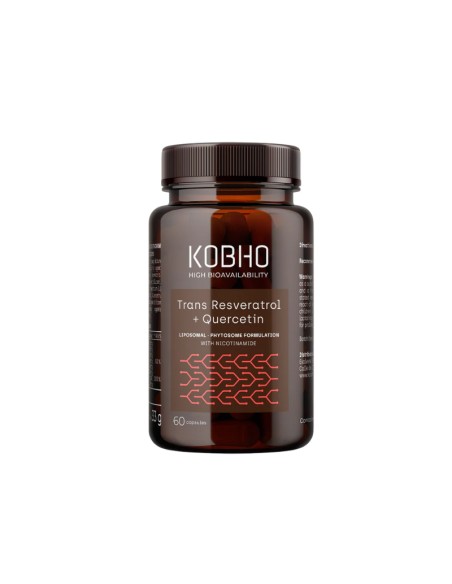 Kobho Trans Resveratrol + Quercetina 60 cápsulas