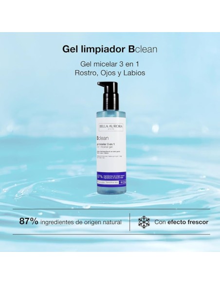 Bella Aurora Bclean Gel Micelar 3 en 1 Pieles Sensibles 200 ml