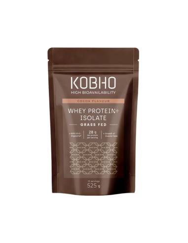 Kobho Proteína Whey Aislada Cacao 525 g