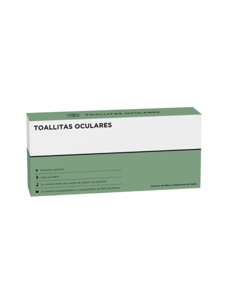 Angulo Toallitas Oculares 24 toallitas biodegradables
