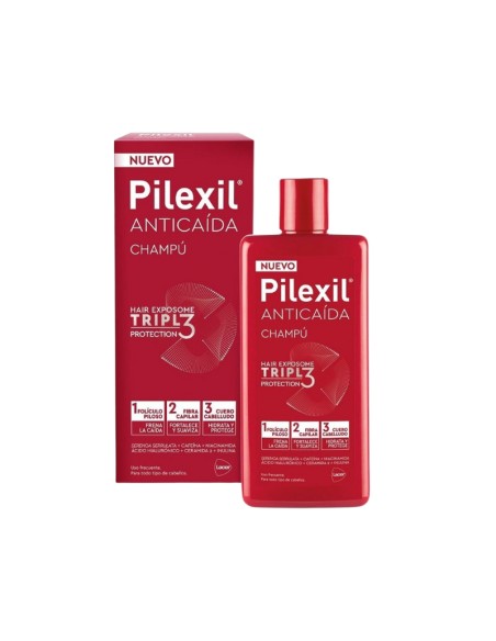 Pilexil Champú Anticaída Triple Protection 450 ml