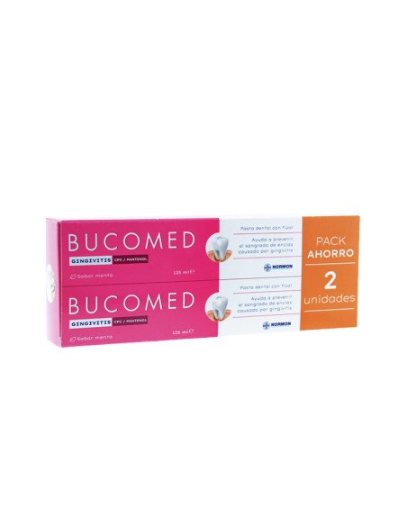 Bucomed Duplo Pasta Gingivitis 2x125 ml
