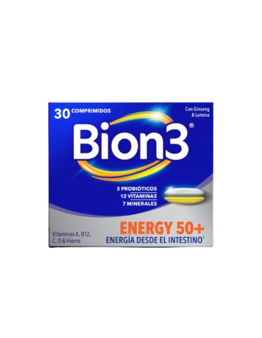 Bion3 Energy 50+ 30 comprimidos Bion3 Energy 50+ 30 comprimidos