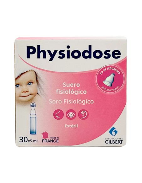 Physiodose suero Fisiológico Estéril 30x5 ml monodosis
