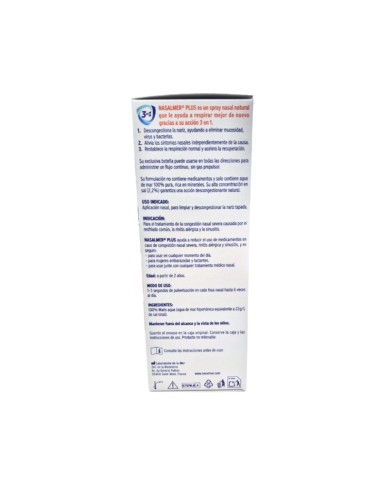 Nasalmer Plus Congestión fuerte 135 ml