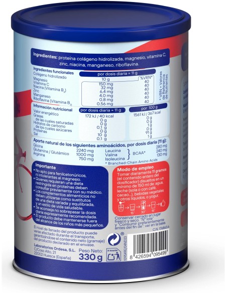 Colnatur Sport Colágeno Natural Sabor Neutro 330gr