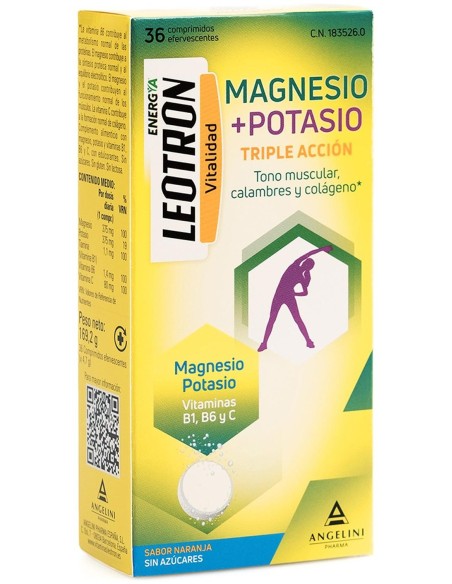 Leotron Magnesio + Potasio 30 Comprimidos
