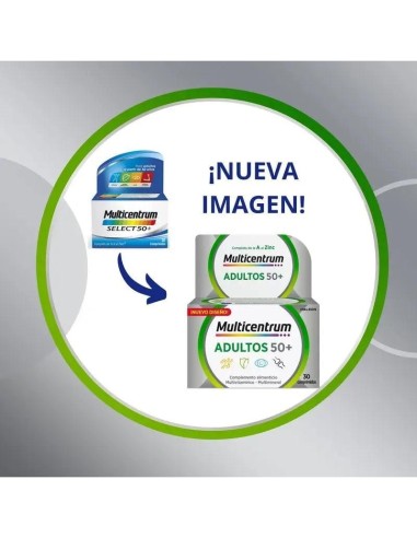 Multicentrum Select 50+ 30 Comprimidos Multicentrum Select 50+ 30 Comprimidos