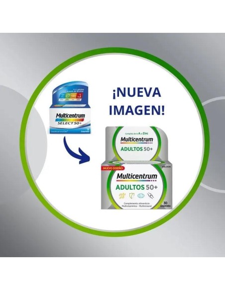 Multicentrum Select 50+ 30 Comprimidos