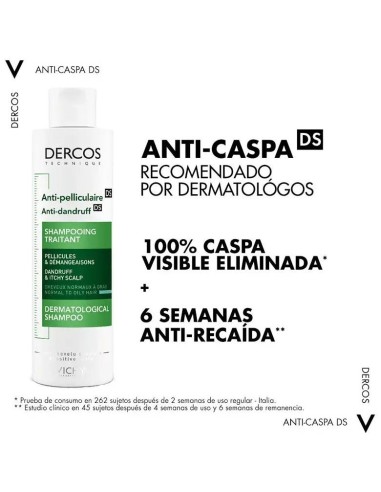 Vichy Dercos champú Anticaspa Grasa...