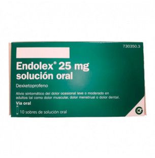 Endolex 25 mg solución oral...