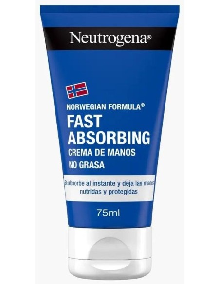Neutrogena Crema De Manos Rápida Absorción Textura Ligera 75 ml