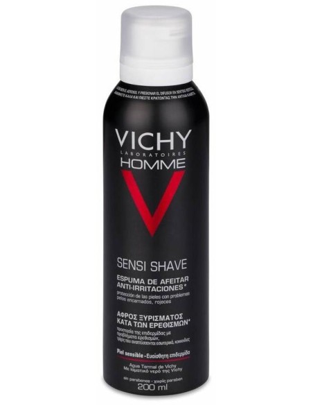 Vichy Homme Espuma De Afeitar Piel Sensible 200 ml