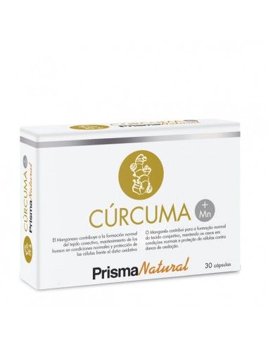 Cúrcuma + Mn 30 Cápsulas Prisma Natural