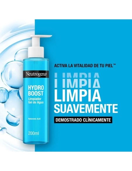 Neutrogena Hydro Boost Limpiador Gel De Agua 200 ml