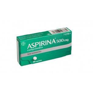 Aspirina 500 mg 20 Comprimidos