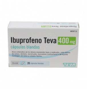 Ibuprofeno Teva 400 mg...