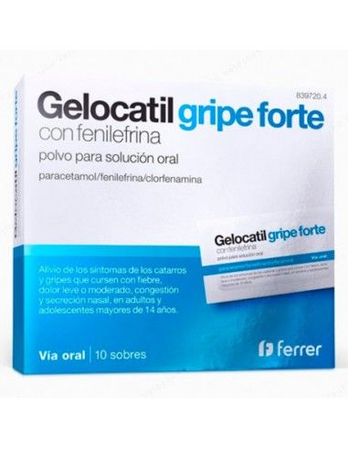 Gelocatil Gripe Forte 10 Sobres