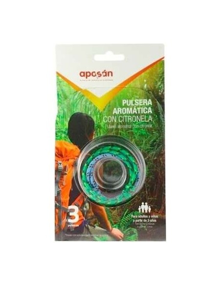 Aposán Pulsera Aromática de Citronela con Nudos