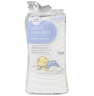 Aposán Gasas para Bebé 100 uds