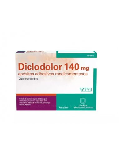 Diclodolor 140 mg 10 apósitos
