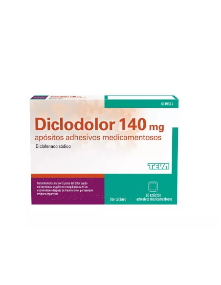 Diclodolor 140 mg 10 apósitos