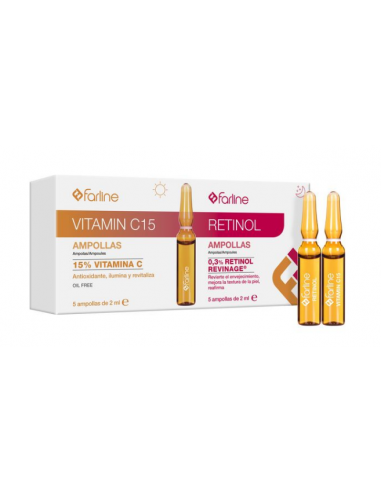 Farline Ampollas Vit.c - Retinol 5+5 Ampollas