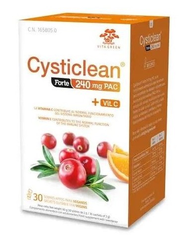 Cysticlean Forte 240 mg 30 sobres Cysticlean Forte 240 mg 30 sobres