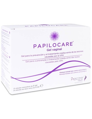 Papilocare gel vaginal 21 cánulas de... Papilocare gel vaginal 21 cánulas de...
