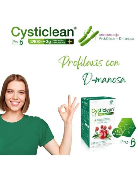 Cysticlean Prob-D Manosa 30 Sobres