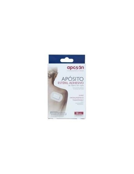 Aposán Apósito Estéril Adhesivo de Tejido sin Tejer 6 x 10 cm 10 uds