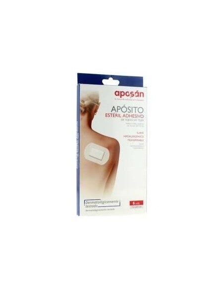 Aposán Apósito Estéril Adhesivo de Tejido sin Tejer 10 x 20 cm 6 uds