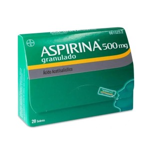 Aspirina 500 mg Granulado...