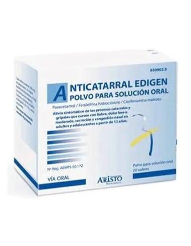 Anticatarral Edigen 20 Sobres