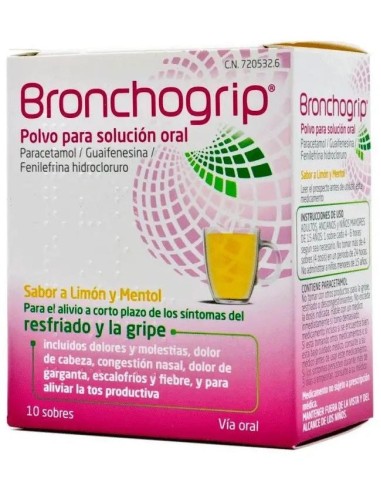 Bronchogrip Solucion Oral 10 Sobres...