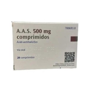 A.A.S. 500 mg 20 Comprimidos