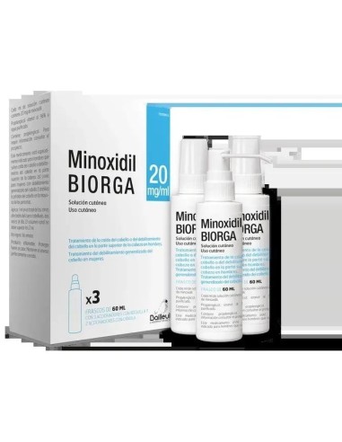 Biorga 20 mg/ml Minoxidil Solución...
