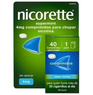 Nicorette Supermint 4 mg 40...