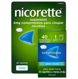 Nicorette Supermint 2 mg 40...