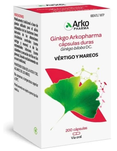Arkocápsulas Ginkgo Biloba 200 Cápsulas
