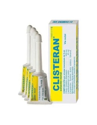 Clisteran Solución Rectal 1x5 ml Clisteran Solución Rectal 1x5 ml