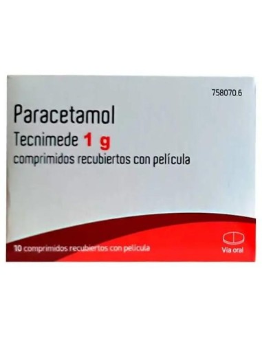 Tecnimede Paracetamol 1gr 10 Comprimidos