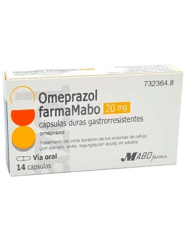 Omeprazol Farmamabo 20 Mg 14 Cápsulas