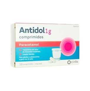 Antidol 1gr 10 Comprimidos