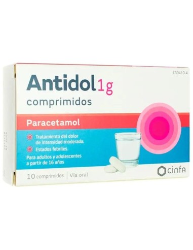 Antidol 1gr 10 Comprimidos